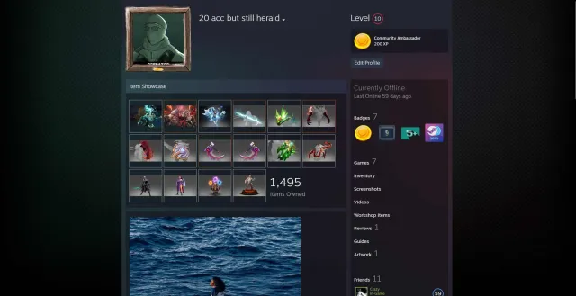 Dernière saison - Immortal l Mainpool, Vente, 5620 MMR, 10000 intégrité, 1000 politesse, 3000 matchs