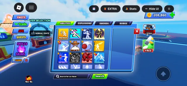 Account Blade Ball, 💸🏐account forever, 44 abilities see description🏐💸, Sale, Voice chat: Available
