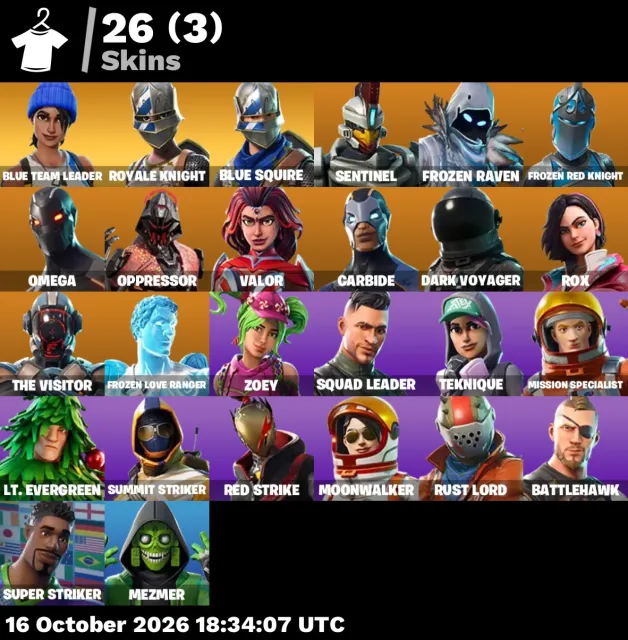 🦄 【FORTNITE】 🌸 Royale Knight, Blue Squire, Take The L, Omega 🌸 26 скинов | 546 ур. | 700 V-Bucks, Продажа, скины 26