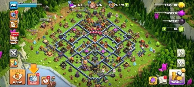 ✨MAXED 17 TH + TOP DEFENSE ✨👤 HEROES【74:78:58:54:34】👤🔮 LOTS OF RESOURCES 🔮🏅 6 SKINS + MAXED TROOPS 🏅, 17 TH Home Village, 10 TH Builder Base