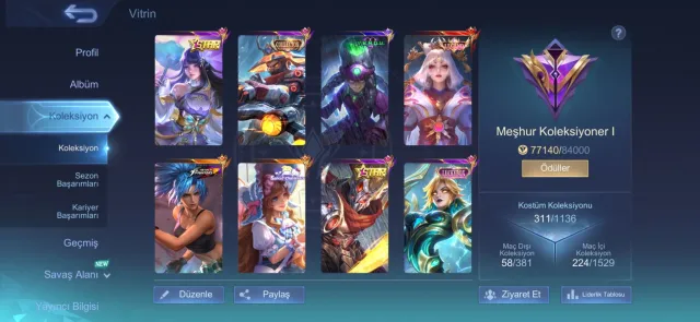 311 COSTUMED LUNOX LEGENDS MAX HERO EMBLEM SINGLE BINDING, Продажа, Ранг: Эпик, Уровень: 60, Процент побед: 59%, Герои: 140, Облики: 311