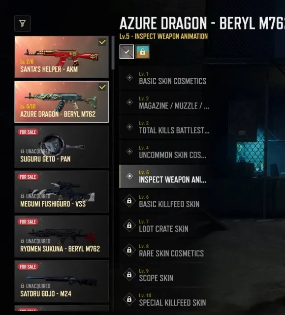 💘Beryl M762 - лазурный дракон 5lvl💘 Ak-47 - помощник санты 2lvl💘, Есть BATTLEGROUNDS Plus