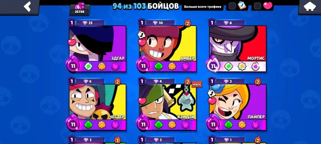 I will sell the account, the account is 3 months old, trophies 26000, brawlers 94, primes 9