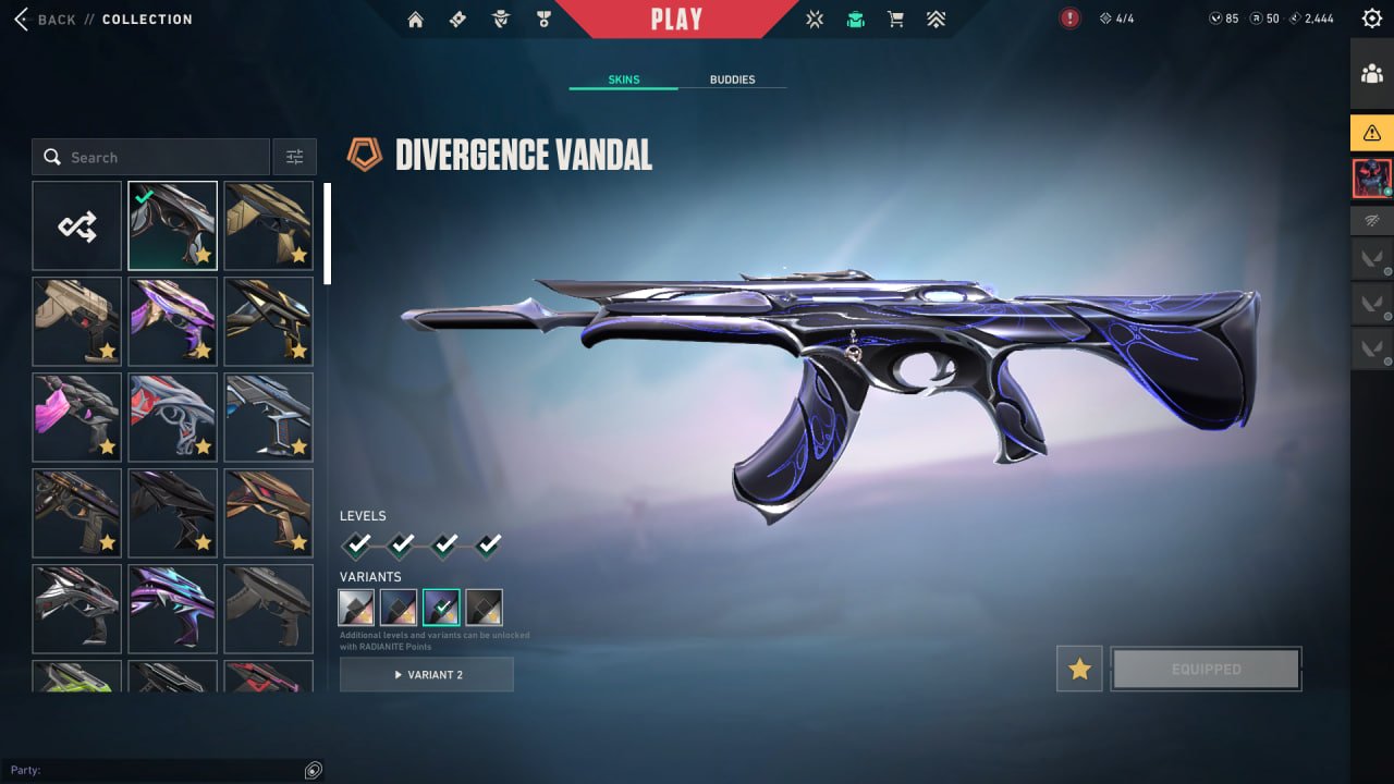 Selling Valorant account, Sale, Gold 3, Agents: 28, Skins: 30