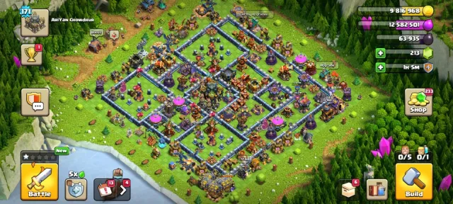 🏆 TH17 WAR ACCOUNT 🏆 1588 WAR STARS 🏆 9X EQUIPMENT 🏆 HEROES 68-70-66-61-37-12 🏆, 17 TH Родной Деревни