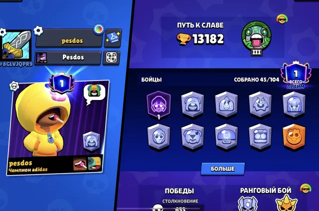 Е firstmail ddpep Pappdeckel PSD pspspsps. OOZodkdkkdkdodkdkdod, trophies 13000, brawlers 45, primes 1