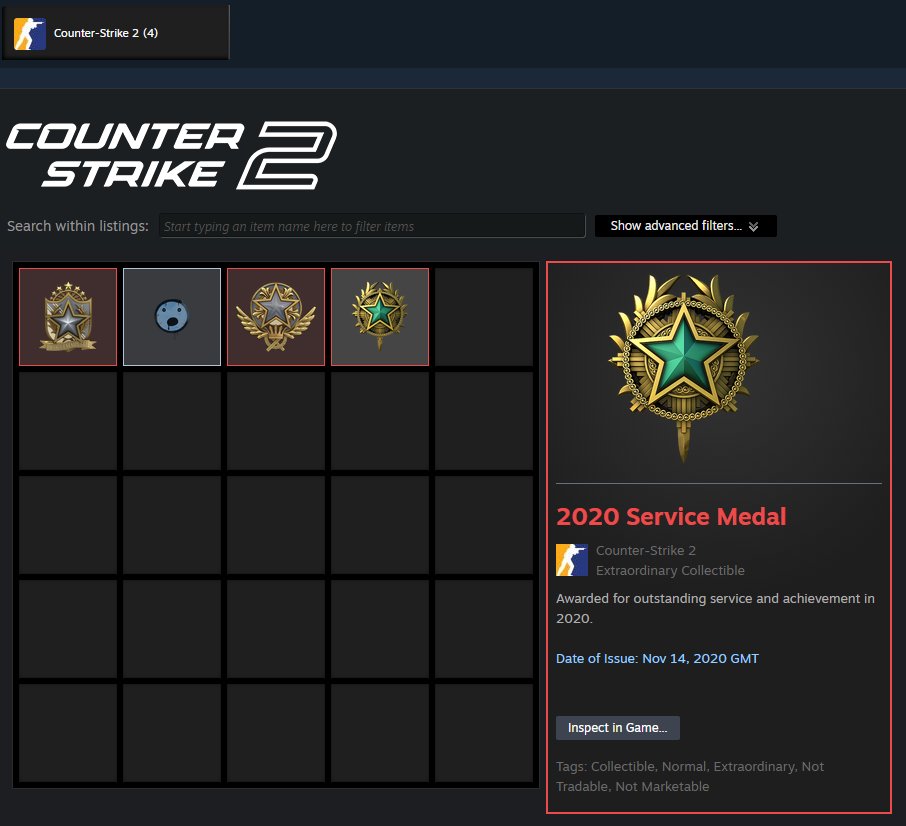 954 real hours【5 Medals】2020 Green, 2021, 2022 Service, 5-Year, GO | Warranty, Sale, Empty, No PRIME