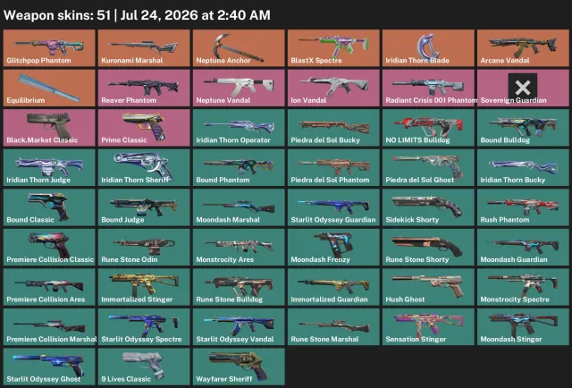 🟦EU🟦⟨ LIMITED Vandal "Arcane", Balance, Phantom "Glitch-pop", kuronami ⟩ 30k VP INVENT, Sale, Ranked unlocked, Agents: 23, Skins: 51