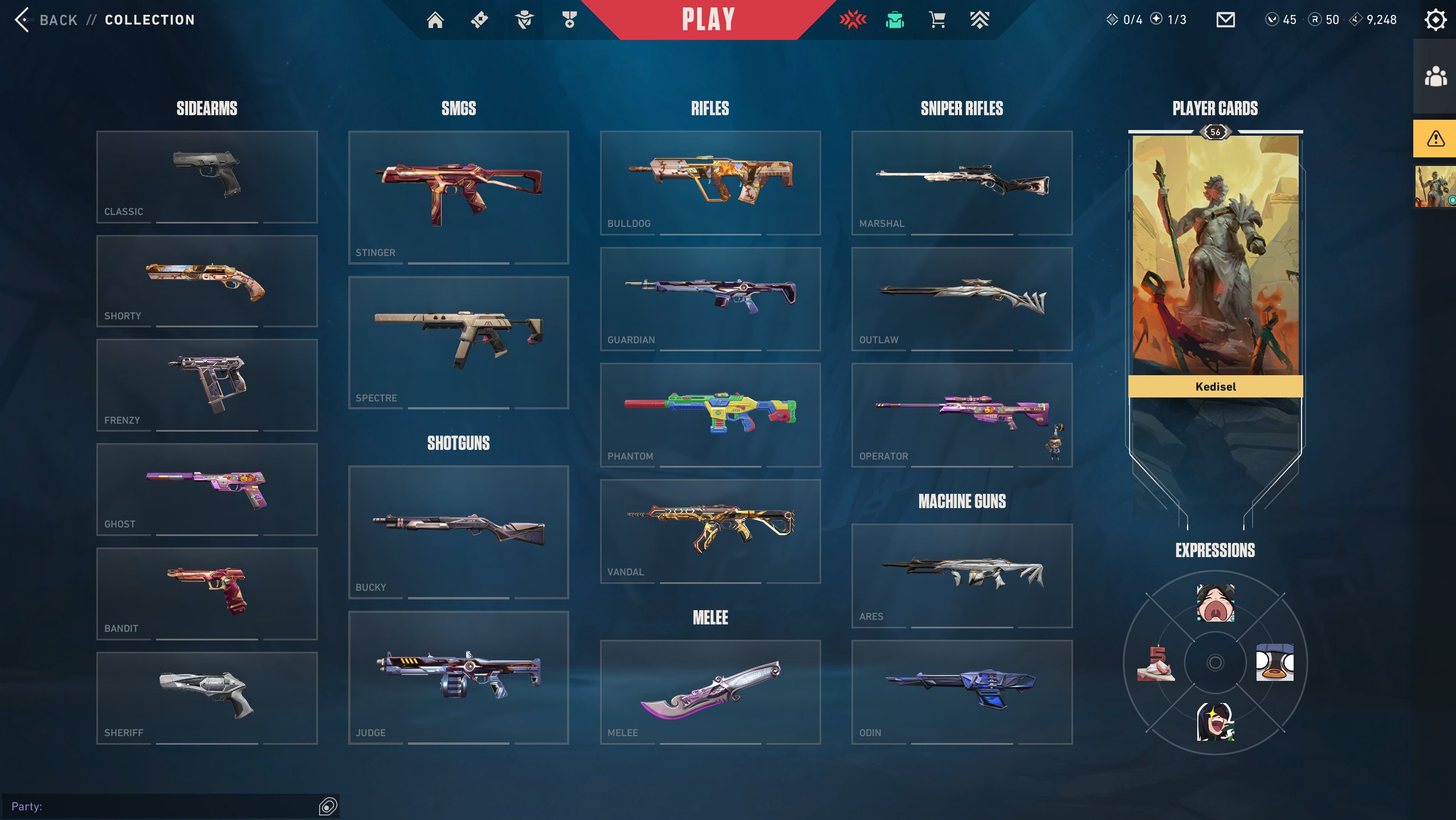EU region. 41 skins, 14 agents, level 56, 4 knives (2 purchased), full access., Sale, Platinum 2, Agents: 14, Skins: 41