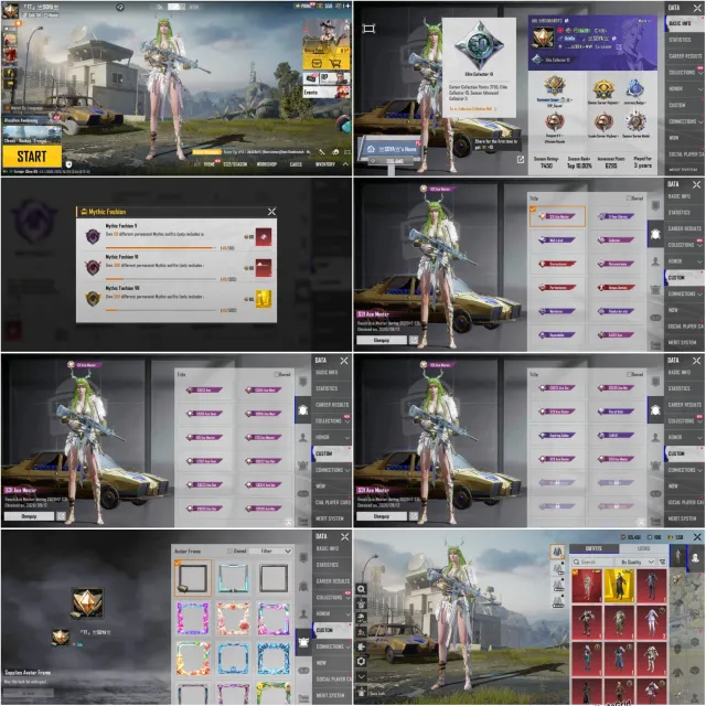 M416 Glacier Lvl 4(KillMsg)6 Guns (KillMsg)Ultimate Set"X-Suite Lvl 1"5 Uza"4 Daica"Bear Pet, Продажа, 78 уровень, Ранг: Ас, 30+ мифик скинов, 10+ прокачиваемых оружий, 5+ килл чатов, Нет спорт каров