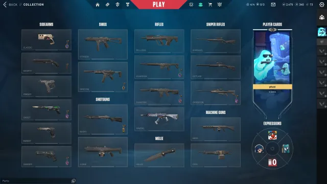 top personal account with neo frontier and 2475 vp // only 4 skins // 27 agents // platinum 1 // 2475 vp, Sale, Platinum 1, Agents: 27, Skins: 4