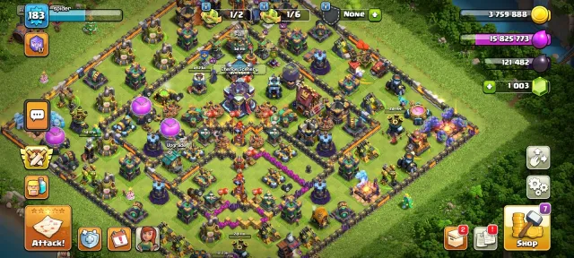 🚀 TH15 | Level 183 | Fresh Upgrade | 1300 Gems | FAST Delivery, 15 TH Родной Деревни