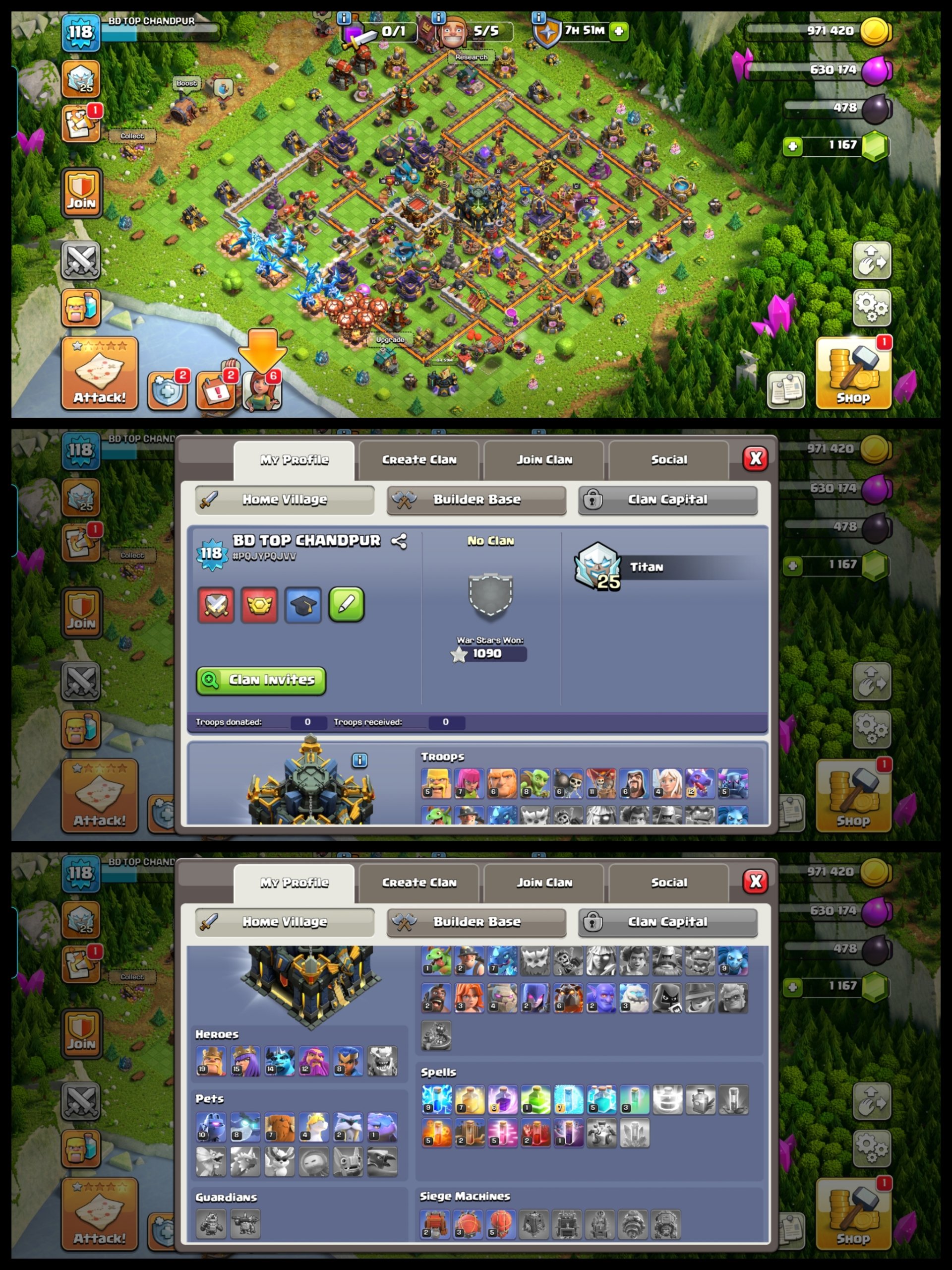 Best Th17 for War - 3x EPIC EQ. - Hero(20,15,15,12,08) - 200 CWL - No. 789, 17 TH Main Village
