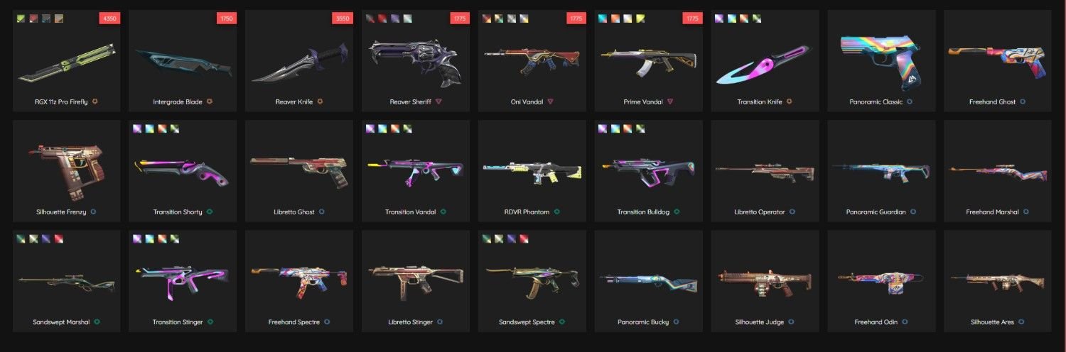 🌍 EU/TURK – RGX 11z Pro Firefly 🔥, Reaver Knife 🔪, Oni & Prime Vandal 🎯 | Email Changeable 📧, Sale, Silver 2, Agents: 28, Skins: 27