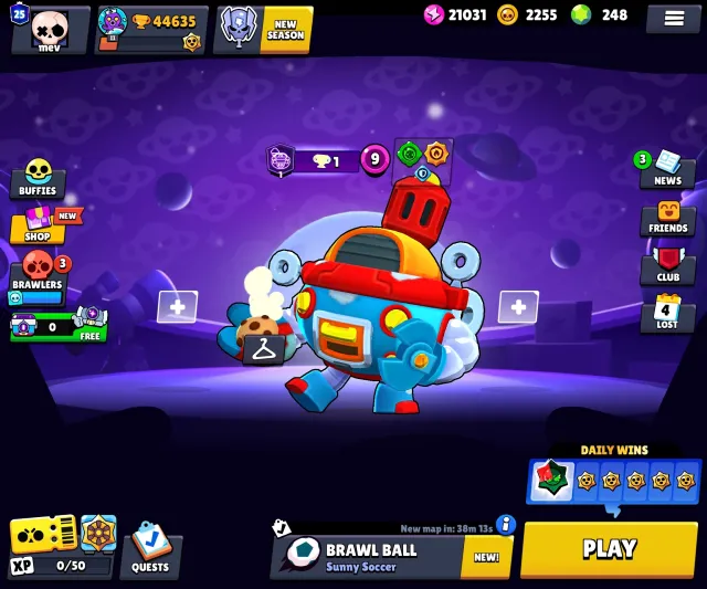 Fat account, 44635 trophies, 80 brawlers, 25 primes