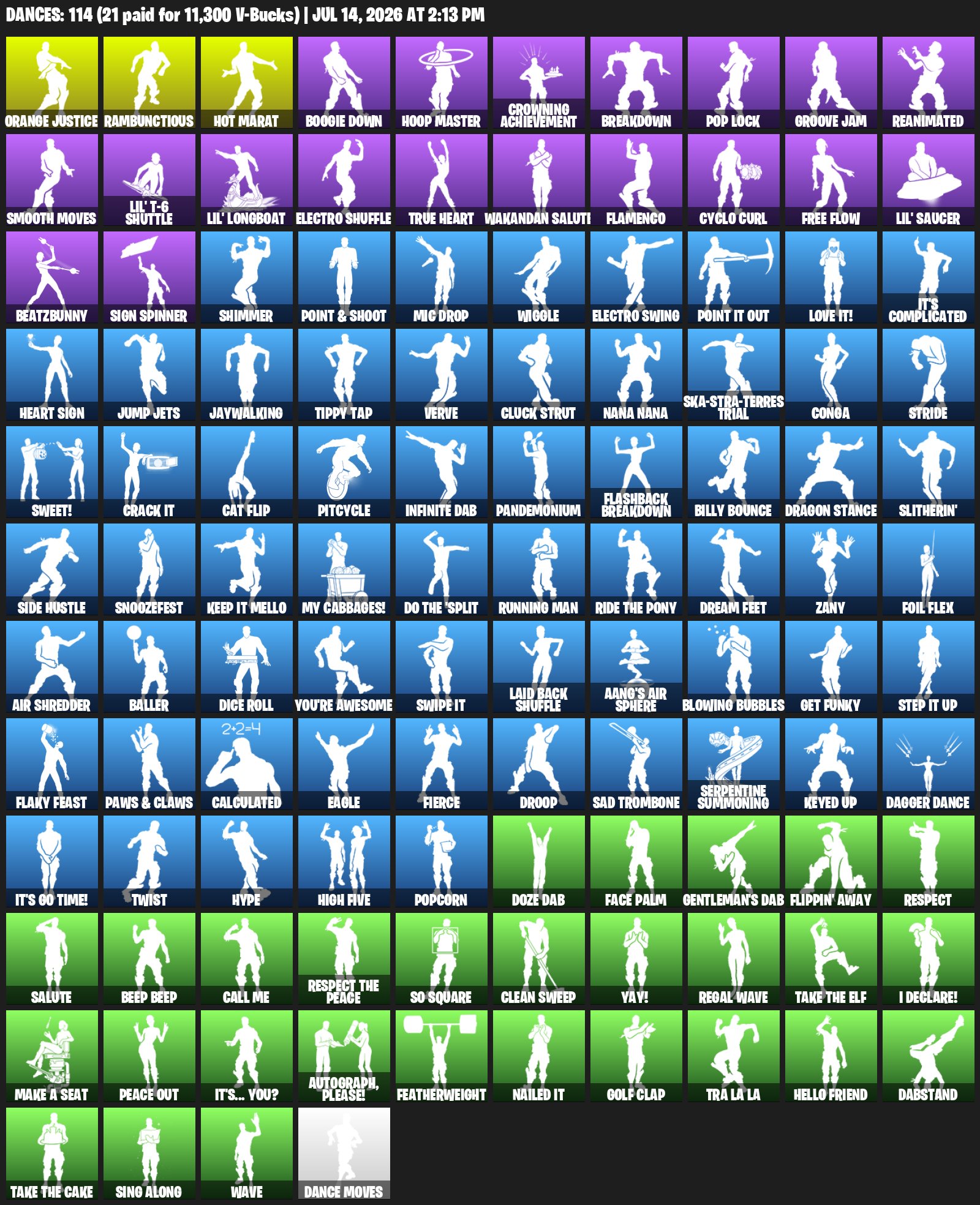 🌺209 skins 🌺231 picks🌺Grriz|Vivi Chroma|Sultura|Raz|Frostbite|Spire Assassin|Dark 4|Wookiee, Sale, skins 109