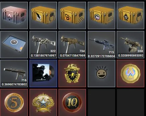 ✅ 6 CASES ✅ 5 MEDALS ✅ 50+ GAMES FOR 720$ ✅ ✅8 LVL STEAM ✅ 400 HOURS ✅, Sale, With inventory, Has PRIME