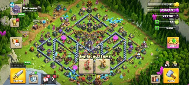 15тх clash of clans, 15 TH Родной Деревни, 10 TH Строителя