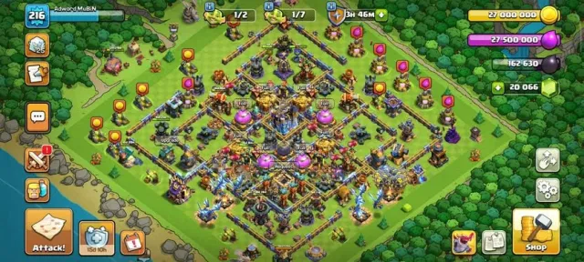 TH18 MAX ID | HERO'S: 95-104-62-78-47 | 20,100+ GEMS | ALL EQUIPMENT MAX | NAME FREE, 18 TH Main Village