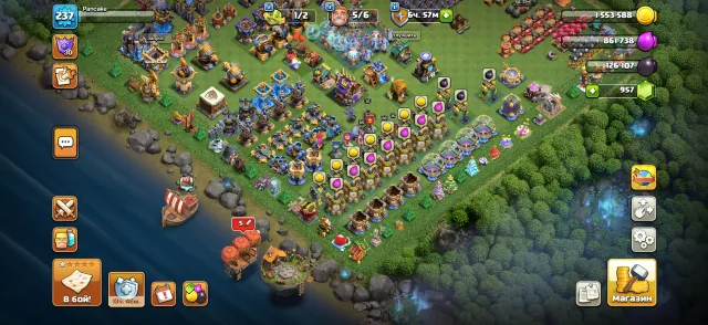 Личный 18ТХ ⭐️⭐️⭐️ В ПОДАРОК CLASH ROYALE ⭐️⭐️⭐️, 18 TH Main Village, 10 TH Builder