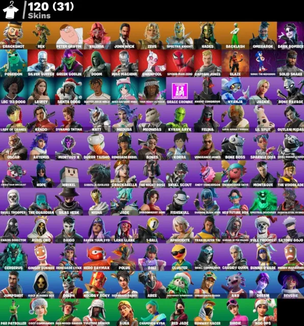 Personal account | Lots of donated skins | One owner, Sale, skins 120