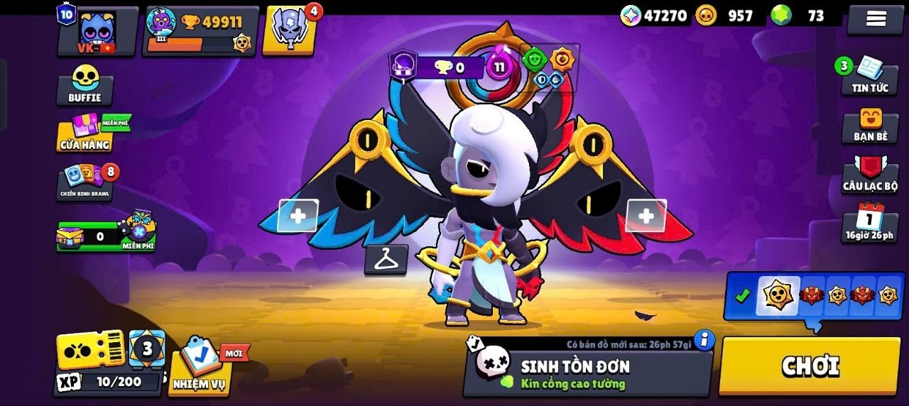 BS# 11➤97/104 Brawlers🌵 28 Max⚡ 65 Hypercharges🔥trophy 37619➤ Rare & Super Rare Skins🎭, trophies 37119, brawlers 97, primes 28