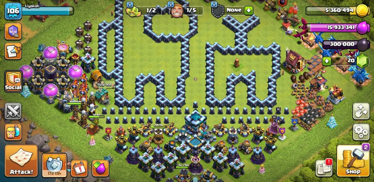 TH 13, 13 TH Main Village, 5 TH Builder