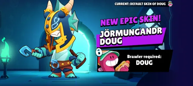 New skin Doug, 23169 trophies, 99 brawlers