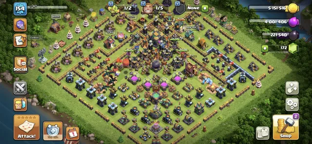 🏰14 TH🏰👑HEROES 78/83/54/53/30👑⭐NICE UPGRADING⭐🔮10 EPIC EQUIPMENT🔮, 14 TH Родной Деревни, 4 TH Строителя