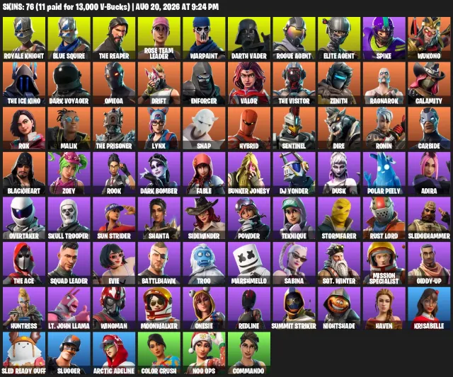 NATIVE EMAIL 🔥 FLOSS 🔥 TAKE THE L 🔥 ORANGE MOOD 🔥 old pve, Sale, skins 76
