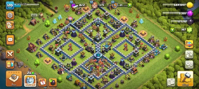 🔆TH 13🔆Great account 🔆 Lvl 120 🔆good Skins, 13 TH Main Village