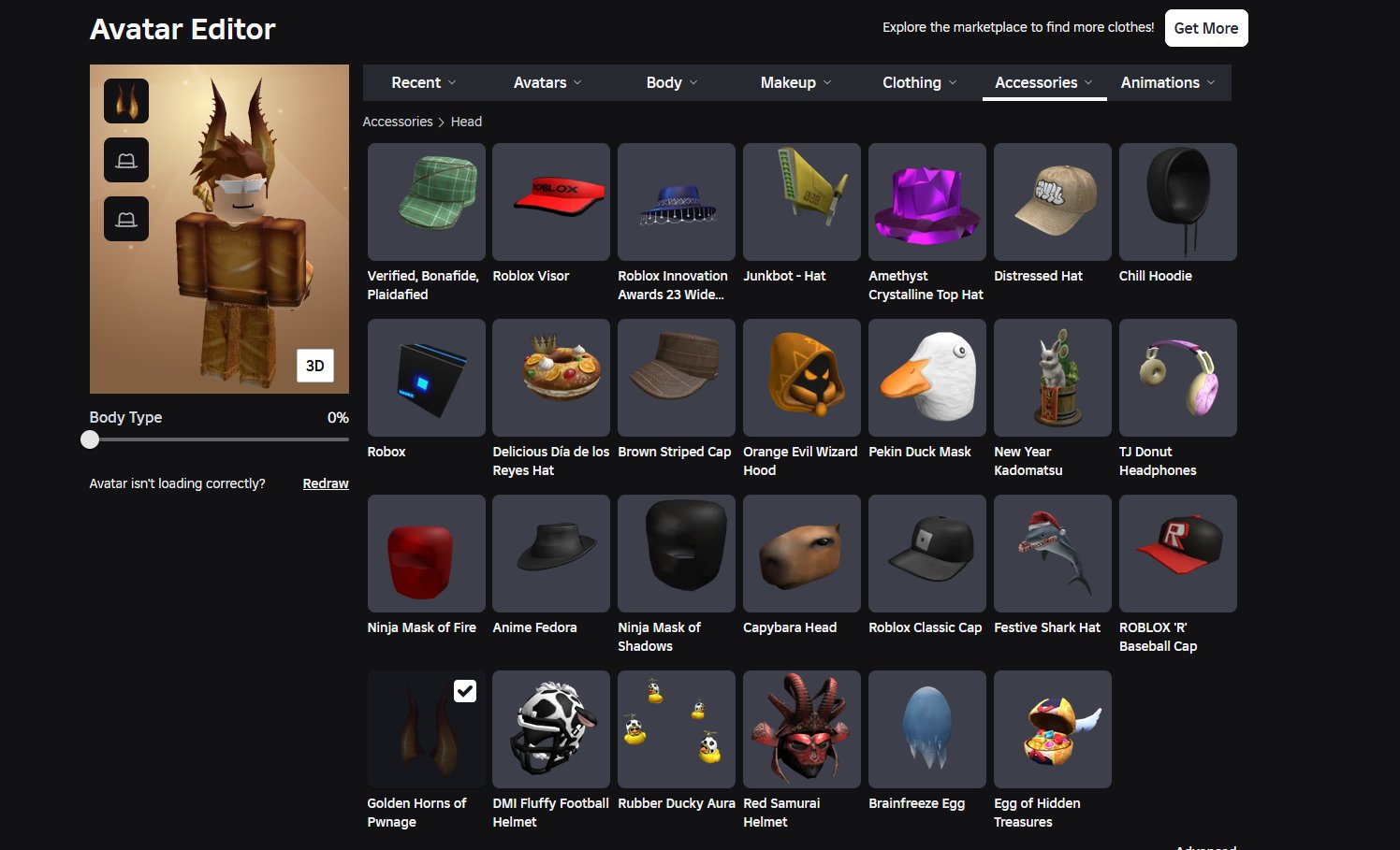 Cool acc with Golden Horns of Pwnage, Sale, Voice chat: Yes