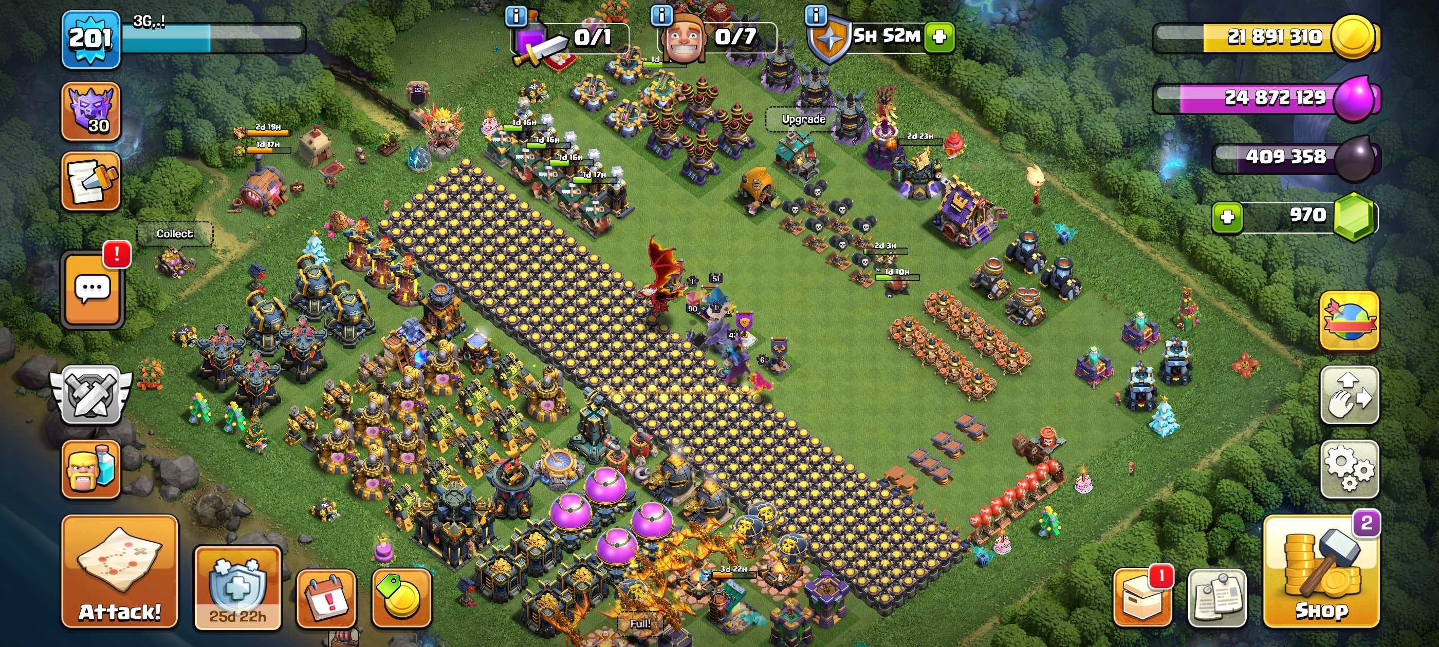 Townhall 17 almost max account ready for secure and instant transfer, 17 TH Main Village, 10 TH Builder
