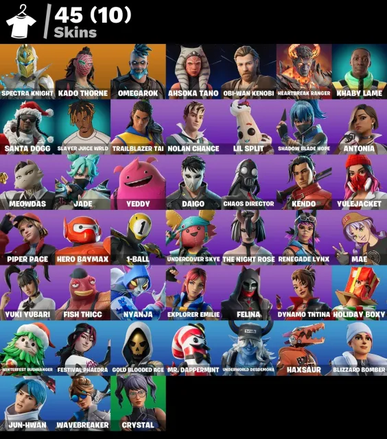 [PC/XBOX/PSN] 🔥NIVEAU 933💎45 SKINS❤️Renegade Lynx | Omegarok & Plus❤️ACCÈS COMPLET ✅, Vente, skins 45