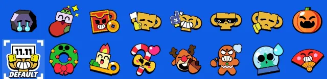 🩸Hockey player Mortis | Rare skins; Rare pins | 83 brawlers, trophies 44000, brawlers 83, primes 16