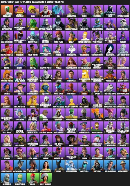 ⭐️7000 VBUCKS 💫 140+ СКИНОВ, Продажа, скины 140