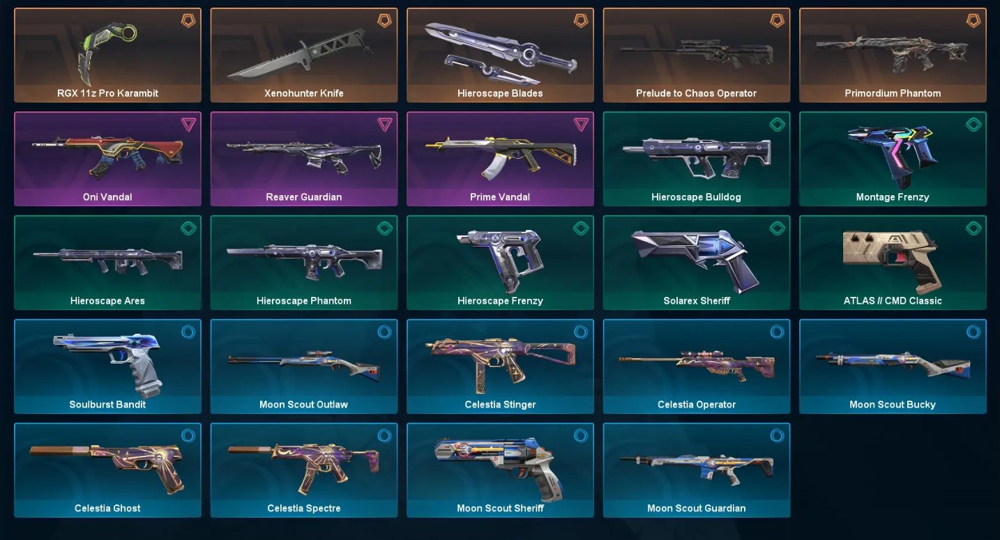 EU Diamond 3 | RGX Karambit + Xenohunter Knife | Oni & Prime Vandal | Full Access | Email Changeable, Sale, Ranked unlocked, Agents: 25, Skins: 24