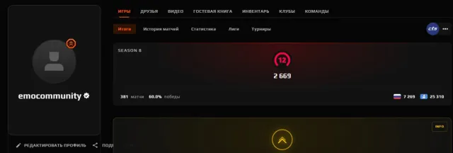 FACEIT 10 LVL | 2694 ELO | 378 MATCHES | CAN DO VERIF | PLUS | 2024 REG, Sale, Empty, No PRIME, FACEIT, 2694 ELO, With registration: Yes