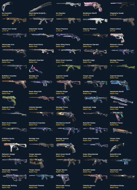 HV31 EU (60): Melee: Karambit Ion, Butterfly Knife Black.Market, Axe Montage, Blades Hieroscape, Sale, Calibration, Agents: 21, Skins: 60