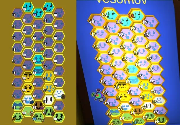 [🍩BEE SWARM🍩] ОЧЕНЬ ЖИРНЫЙ СИНИЙ АККАУНТ | 236Т ТОТАЛ | 18-19 ХАЙВ | +50 SIGN TOTAL, Аккаунты