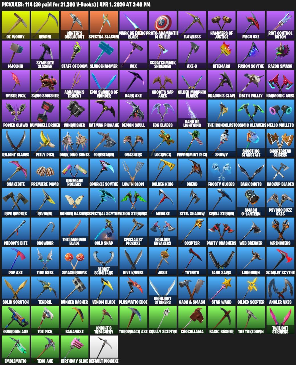AUTO DELIVERY 💯 FORTNITE ACC 🔥 142 SKINS 💎 Astro Jack / The Paradigm / Demogorgon / Black Widow 💥, Sale, skins 142