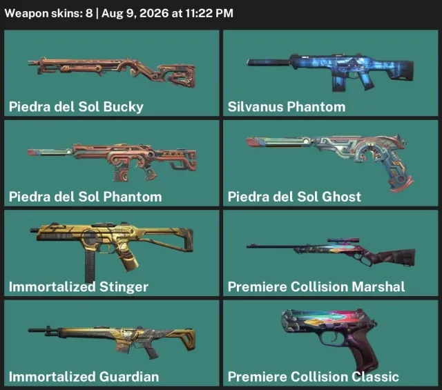 ⚡ AUTO DELIVERY | Ranked unlocked | 8 SKINS + 0 KNIVES | AP, Sale, Ranked unlocked, Agents: 2, Skins: 8