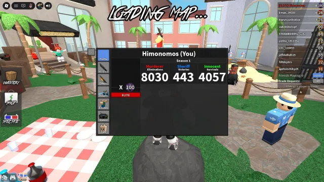 🩸Х100 ЛВЛ В ММ2🩸ТОТАЛ 4К🩸ЕСТЬ РАДИО И ЭЛИТА🩸, Продажа, Voice chat: Есть