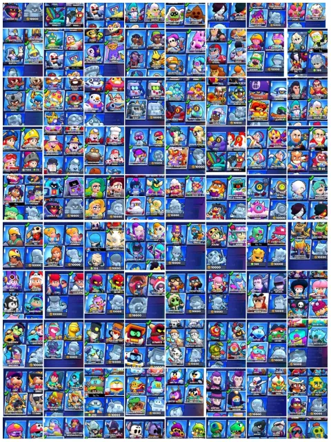 ❗AUTO DELIVERY❗🤑OLD ACCOUNT WITH PAST BPs AND MORE💲/✌+2 MORE GAMES/SEE PHOTO📷|? - DM🤝, 46634 trophies, 104 brawlers, 21 primes