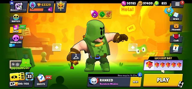 🏆ACCOUNT 63K🏆 39 PRIMES🥴 865 GEMS💚 93000 BLINGS🌠 100K COINS🌟 258 SKINS, 63329 trophies, 104 brawlers, 39 primes