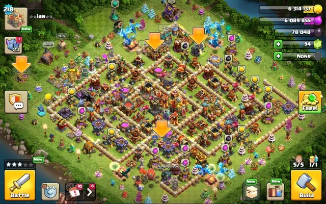 16 TH full | 218 LVL | 83/95/54/63/33/15 | почти фулл экипа, 16 TH Родной Деревни, 8 TH Строителя