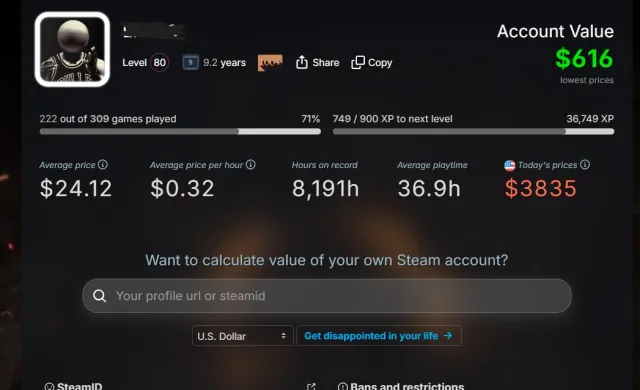 ✨ Selling my personal CS2 / Steam main (Lvl 80) 🎯 CS2 - 12 Medals , Unlinked FACEIT, $2k+ invested, Продажа, С инвентарем, Есть PRIME