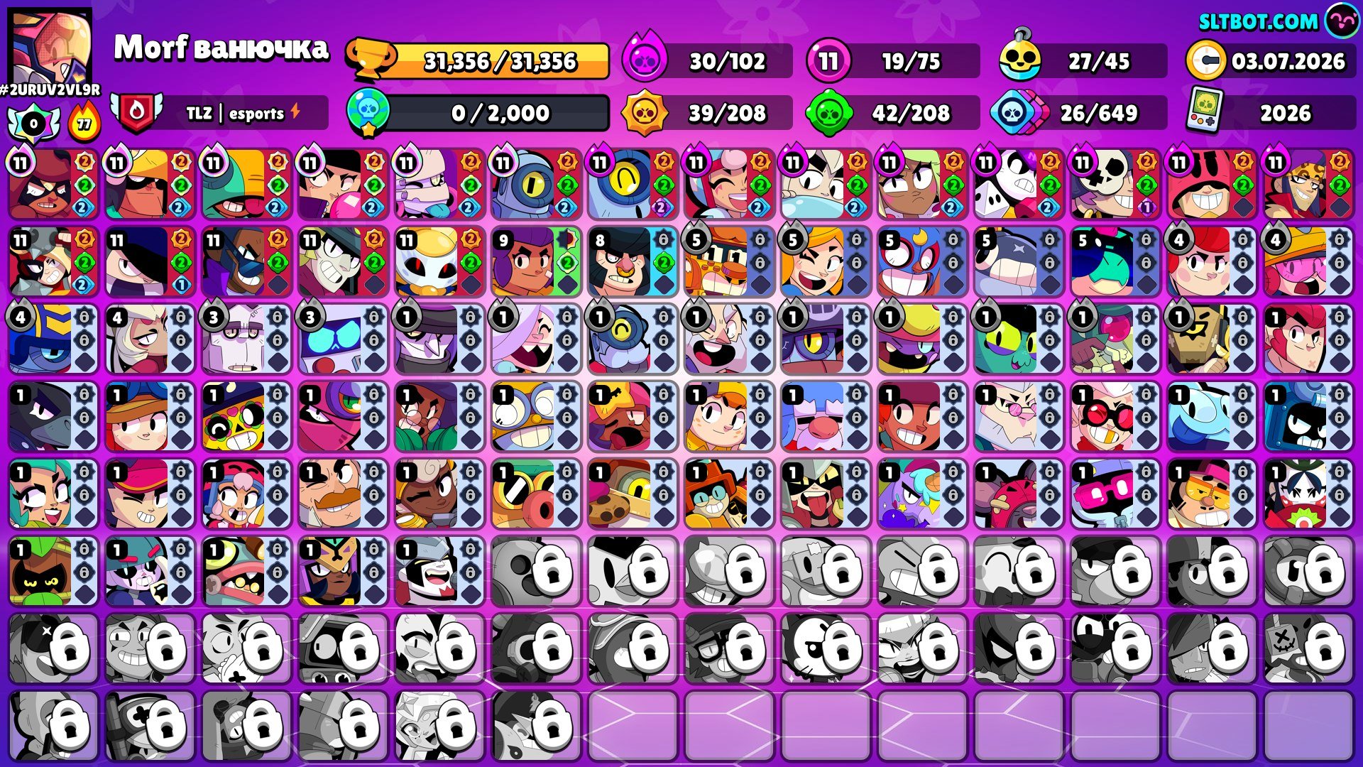 Pspspspsp speppspdpdpdppspspspsppspd, trophies 31356, brawlers 75, primes 24