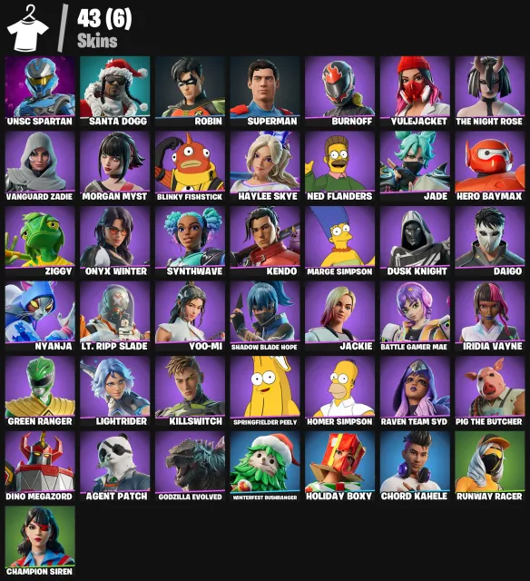[43 Skins] 🦸 SUPERMAN // UNSC Spartan // Robin // Santa Dogg // (PC/XBOX/PSN), Sale, skins 43