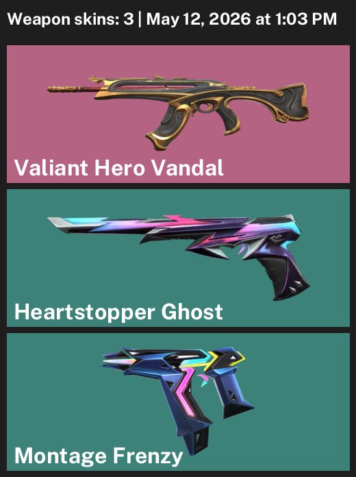 Hero, GUEST the heartthrob, Frenzy Variance, Sale, Ranked locked, Agents: 7, Skins: 3